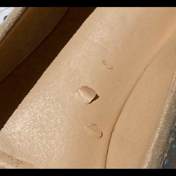 Size 6 Gianni Bini rhinestone studded flats - RR - Picture 8 of 8